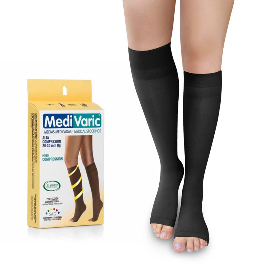 MEDIAS ALTA COMPRESION RODILLA DL 20-30